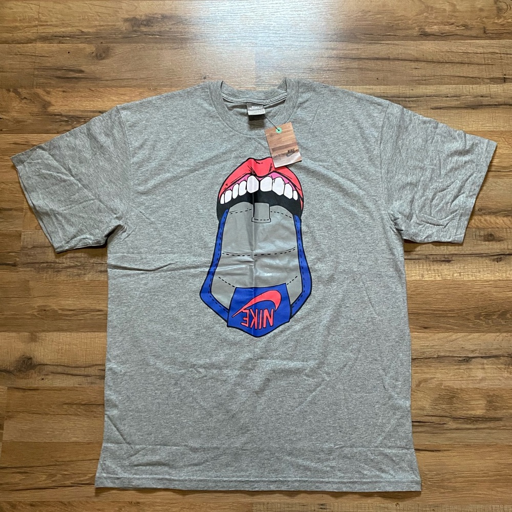 2008 Nike Shoe Tongue Short Sleeve